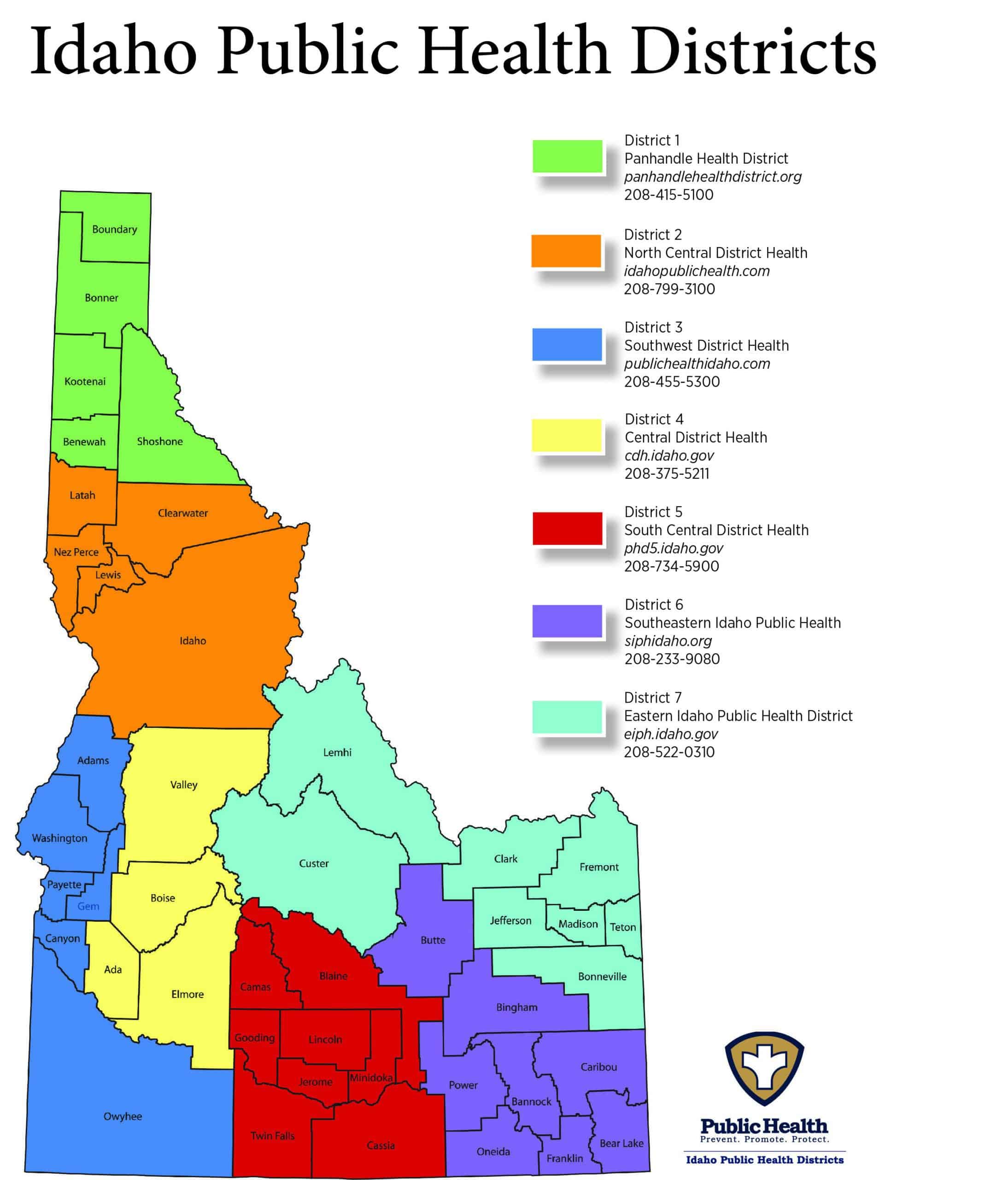 Idaho Public Health Districts